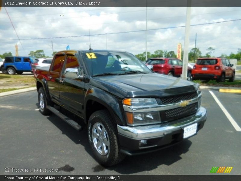 Black / Ebony 2012 Chevrolet Colorado LT Crew Cab