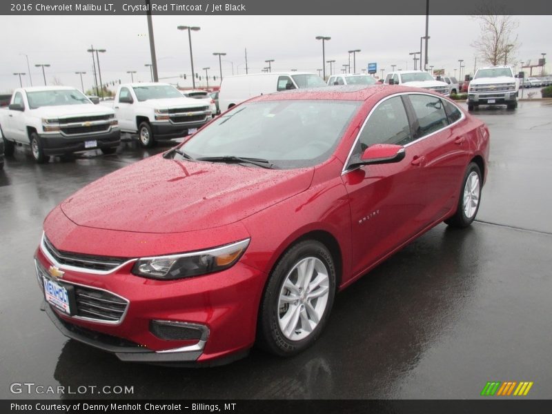 Crystal Red Tintcoat / Jet Black 2016 Chevrolet Malibu LT