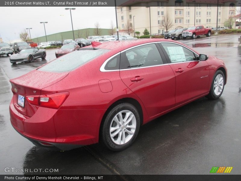 Crystal Red Tintcoat / Jet Black 2016 Chevrolet Malibu LT
