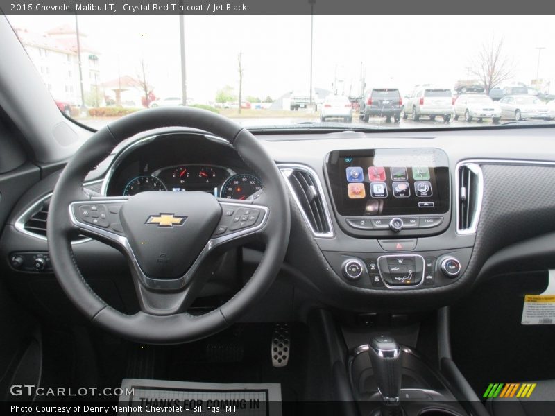 Crystal Red Tintcoat / Jet Black 2016 Chevrolet Malibu LT