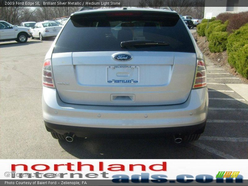 Brilliant Silver Metallic / Medium Light Stone 2009 Ford Edge SE