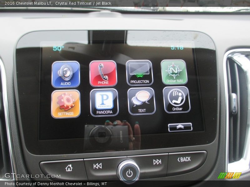 Crystal Red Tintcoat / Jet Black 2016 Chevrolet Malibu LT