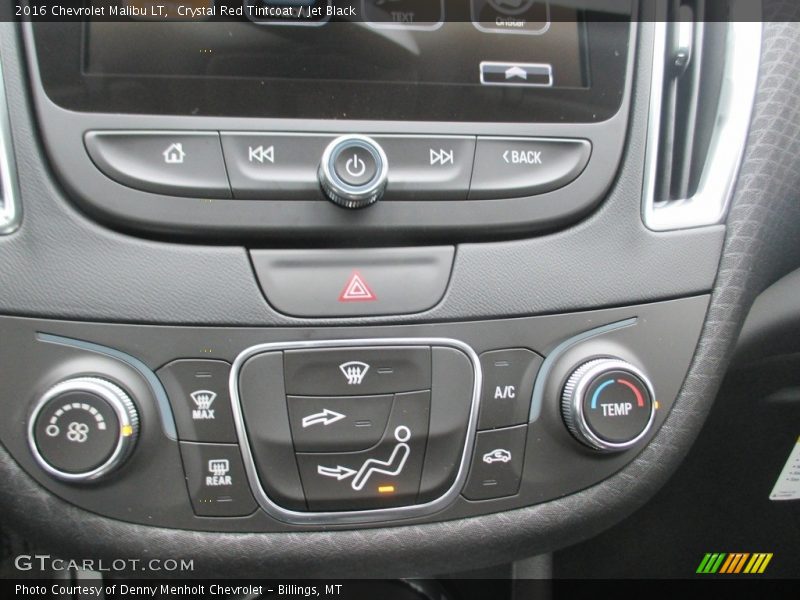 Crystal Red Tintcoat / Jet Black 2016 Chevrolet Malibu LT