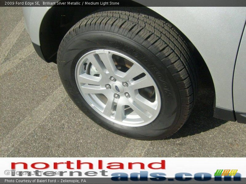 Brilliant Silver Metallic / Medium Light Stone 2009 Ford Edge SE