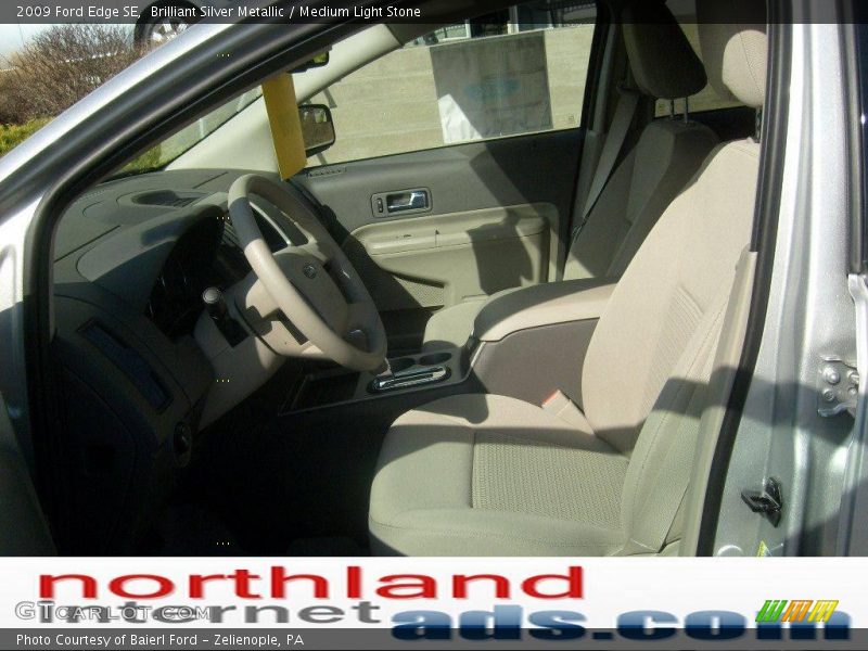 Brilliant Silver Metallic / Medium Light Stone 2009 Ford Edge SE