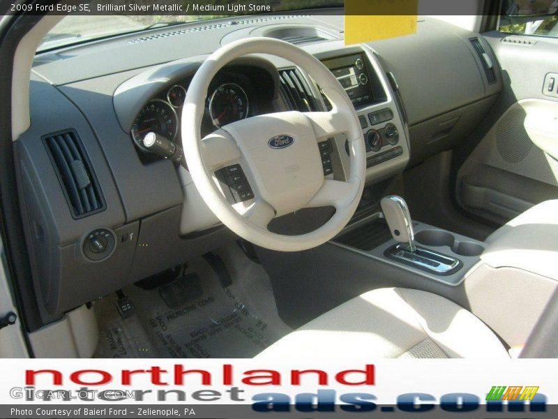 Brilliant Silver Metallic / Medium Light Stone 2009 Ford Edge SE