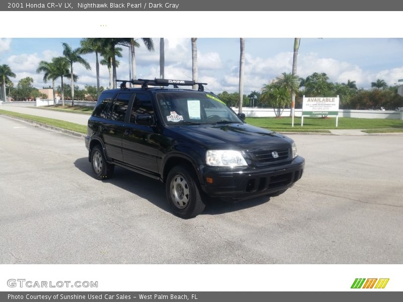 Nighthawk Black Pearl / Dark Gray 2001 Honda CR-V LX