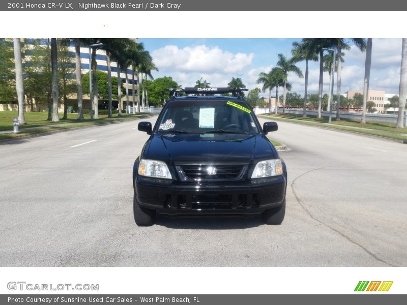 Nighthawk Black Pearl / Dark Gray 2001 Honda CR-V LX