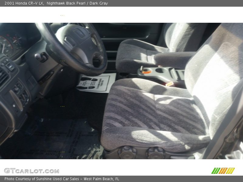Nighthawk Black Pearl / Dark Gray 2001 Honda CR-V LX