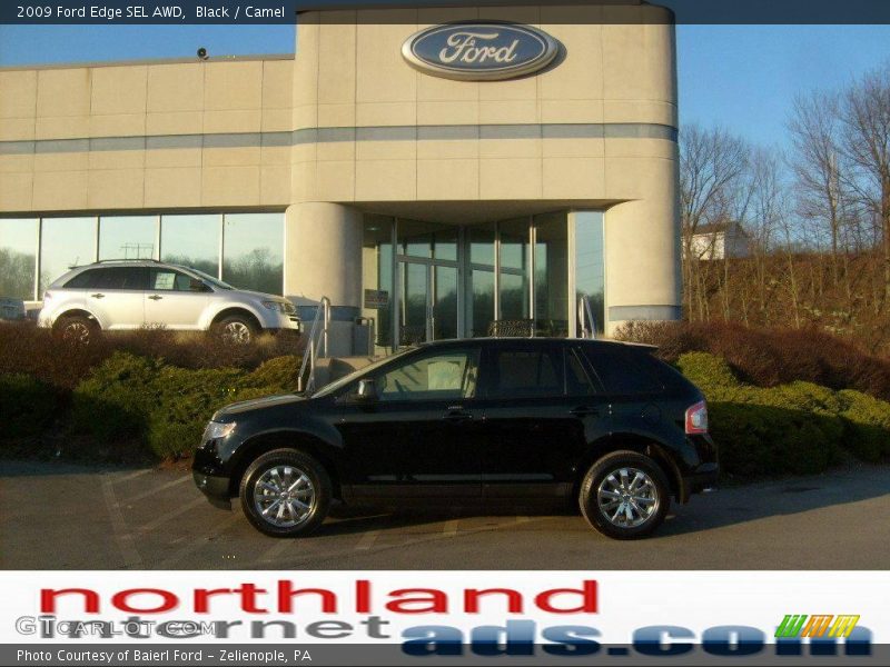 Black / Camel 2009 Ford Edge SEL AWD