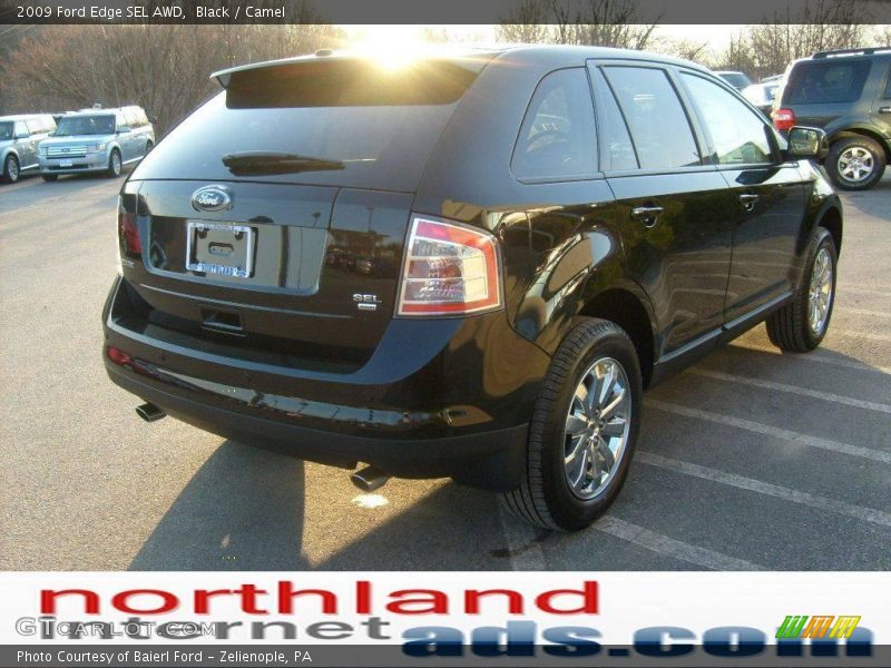 Black / Camel 2009 Ford Edge SEL AWD