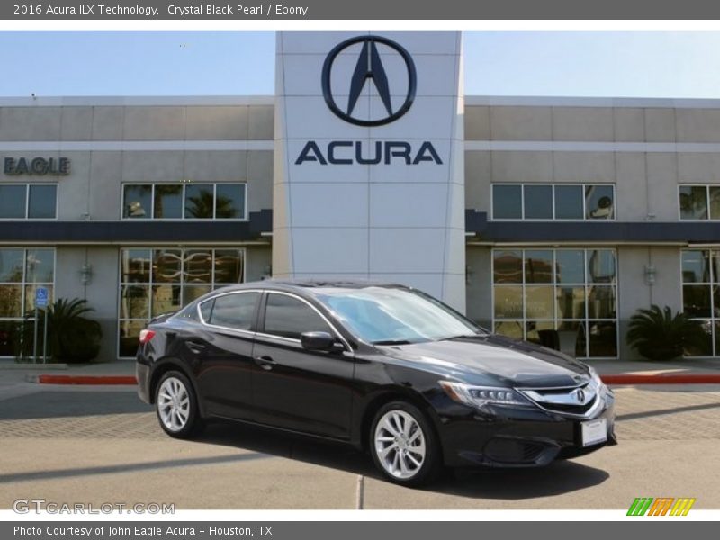 Crystal Black Pearl / Ebony 2016 Acura ILX Technology