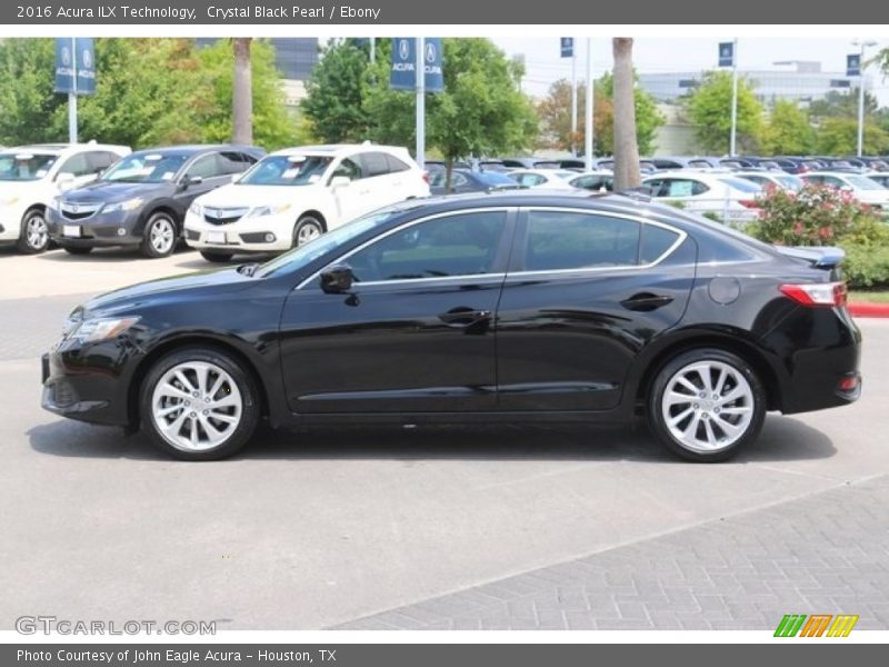 Crystal Black Pearl / Ebony 2016 Acura ILX Technology