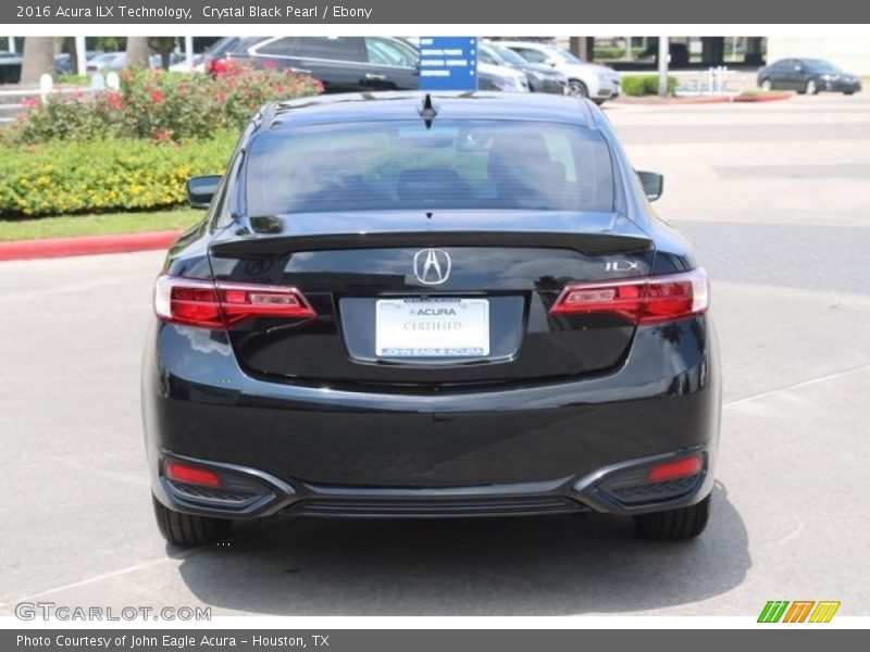 Crystal Black Pearl / Ebony 2016 Acura ILX Technology