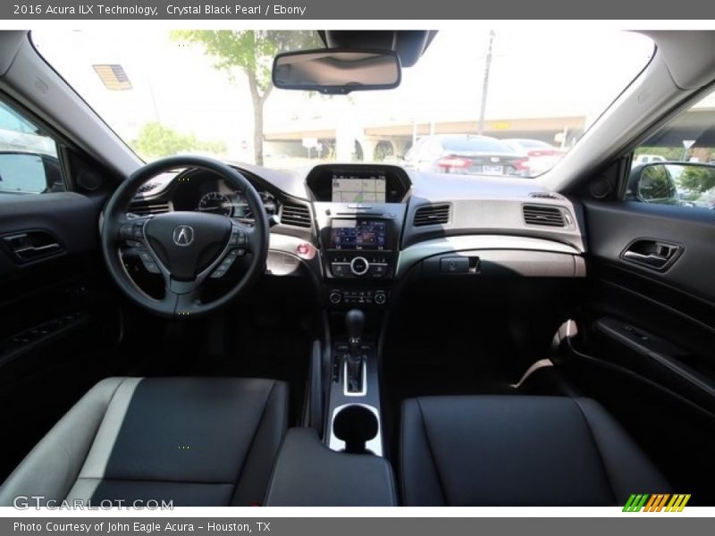 Crystal Black Pearl / Ebony 2016 Acura ILX Technology