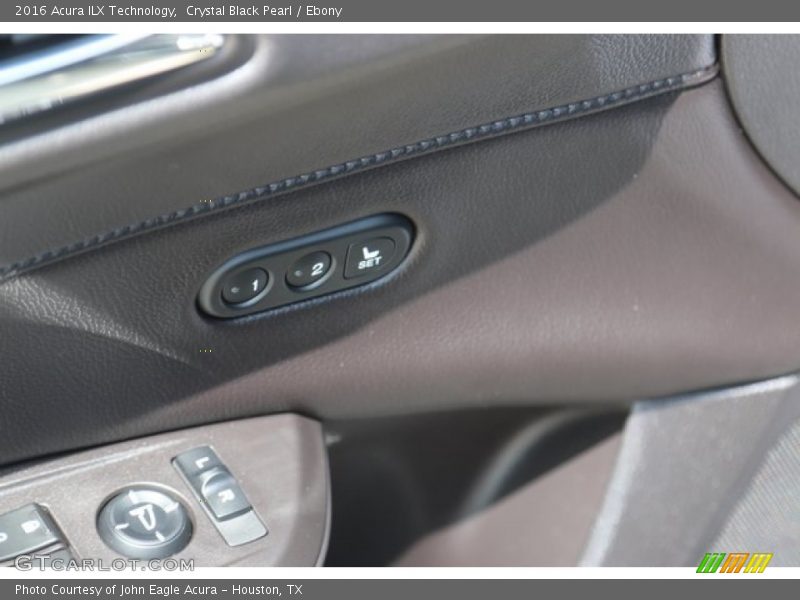 Crystal Black Pearl / Ebony 2016 Acura ILX Technology