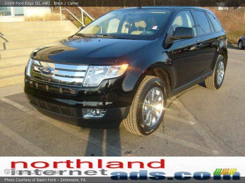 Black / Camel 2009 Ford Edge SEL AWD