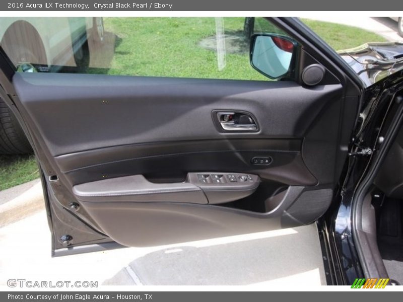 Crystal Black Pearl / Ebony 2016 Acura ILX Technology