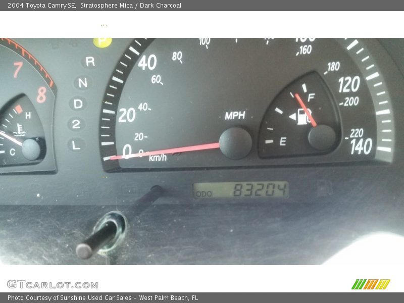 Stratosphere Mica / Dark Charcoal 2004 Toyota Camry SE