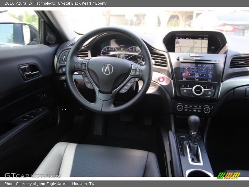 Crystal Black Pearl / Ebony 2016 Acura ILX Technology