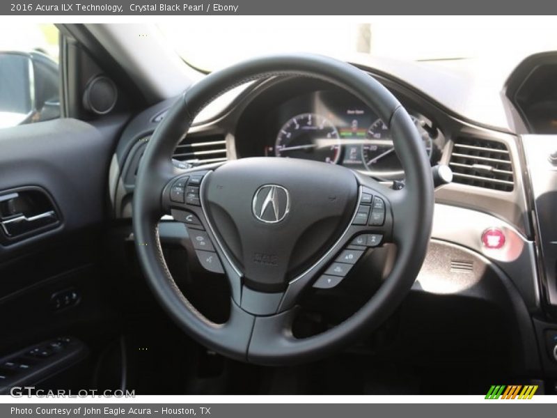Crystal Black Pearl / Ebony 2016 Acura ILX Technology