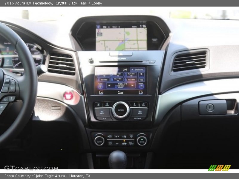 Crystal Black Pearl / Ebony 2016 Acura ILX Technology