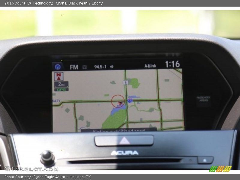 Crystal Black Pearl / Ebony 2016 Acura ILX Technology