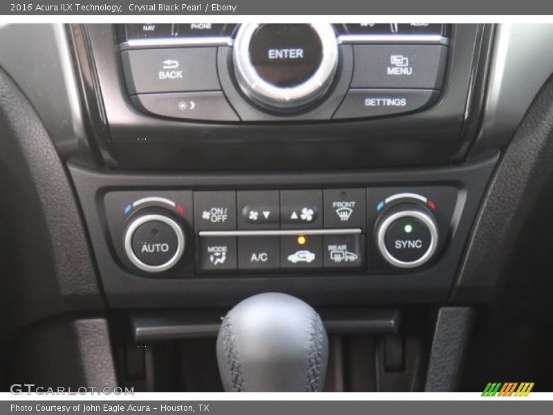 Crystal Black Pearl / Ebony 2016 Acura ILX Technology