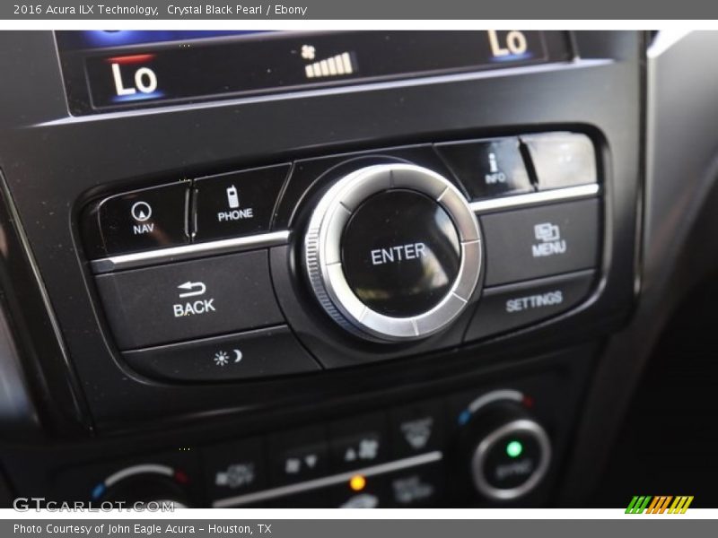 Crystal Black Pearl / Ebony 2016 Acura ILX Technology