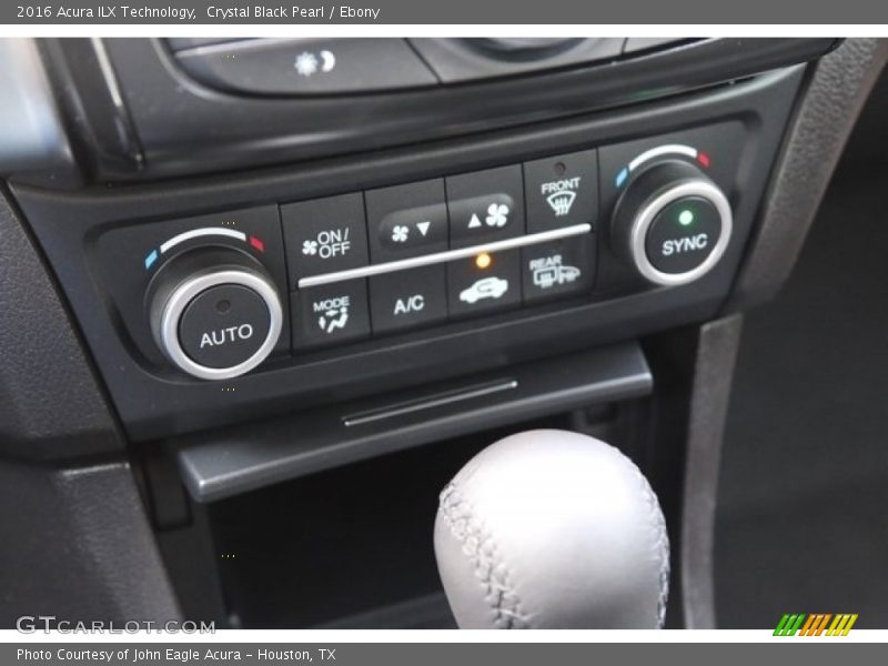 Crystal Black Pearl / Ebony 2016 Acura ILX Technology