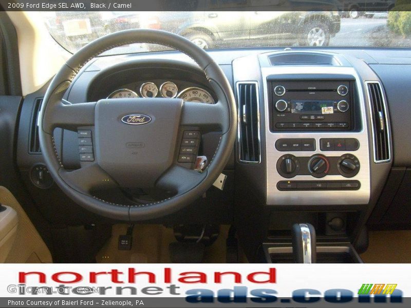 Black / Camel 2009 Ford Edge SEL AWD