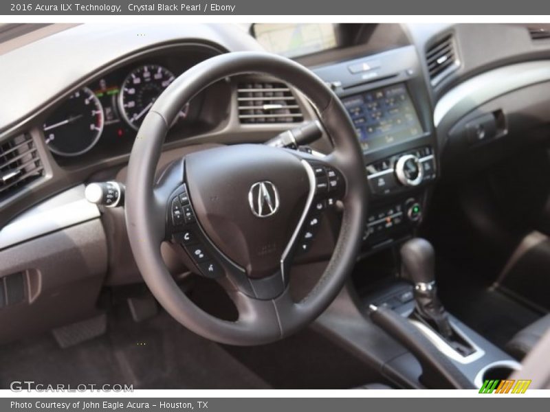 Crystal Black Pearl / Ebony 2016 Acura ILX Technology
