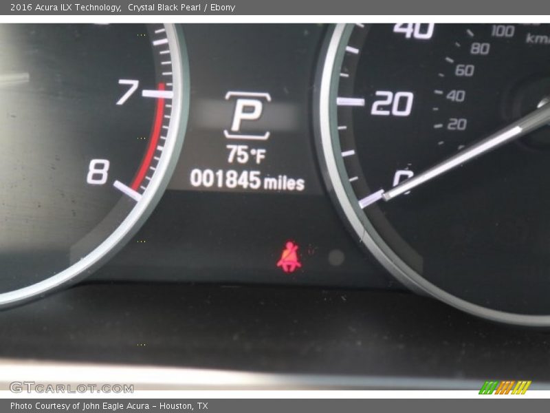 Crystal Black Pearl / Ebony 2016 Acura ILX Technology