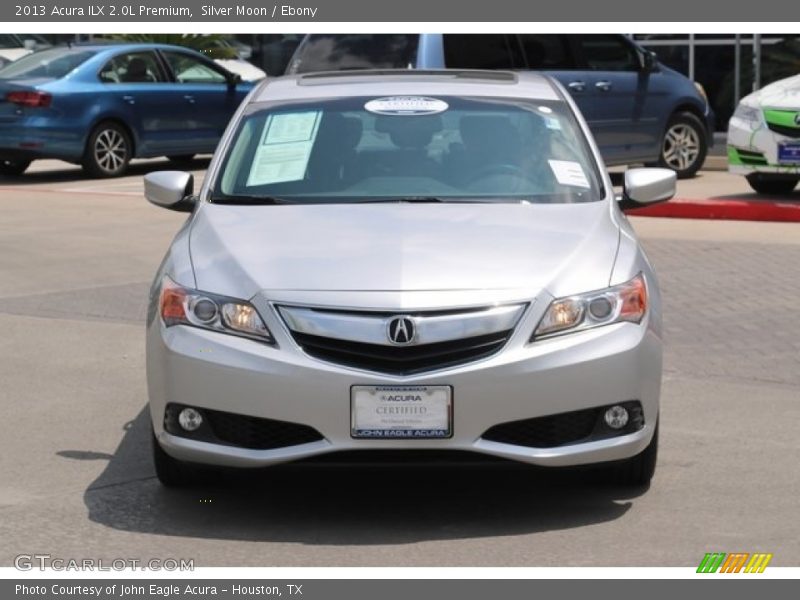 Silver Moon / Ebony 2013 Acura ILX 2.0L Premium