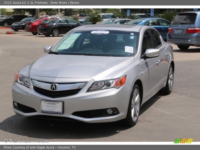 Silver Moon / Ebony 2013 Acura ILX 2.0L Premium