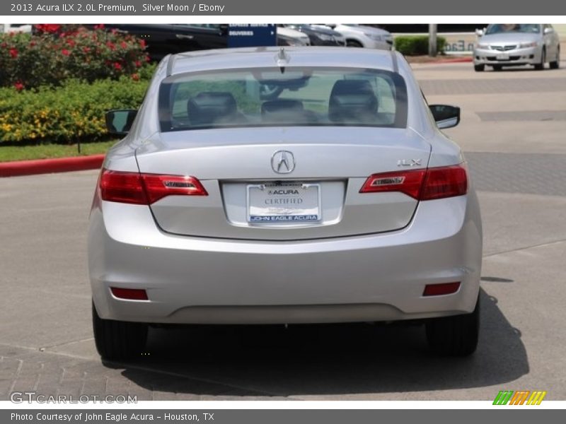 Silver Moon / Ebony 2013 Acura ILX 2.0L Premium