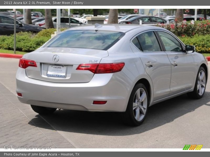 Silver Moon / Ebony 2013 Acura ILX 2.0L Premium