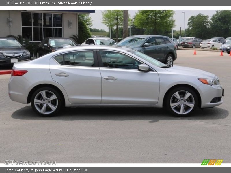 Silver Moon / Ebony 2013 Acura ILX 2.0L Premium