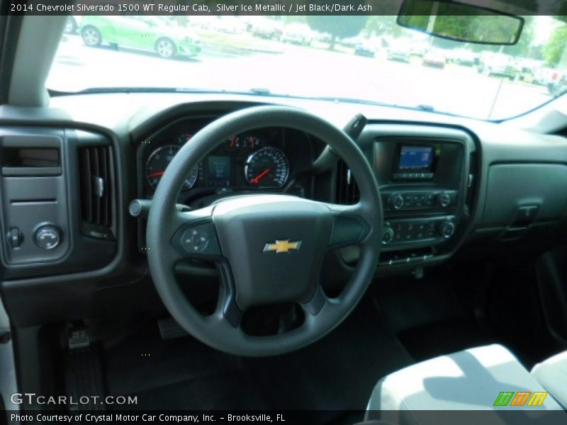 Silver Ice Metallic / Jet Black/Dark Ash 2014 Chevrolet Silverado 1500 WT Regular Cab