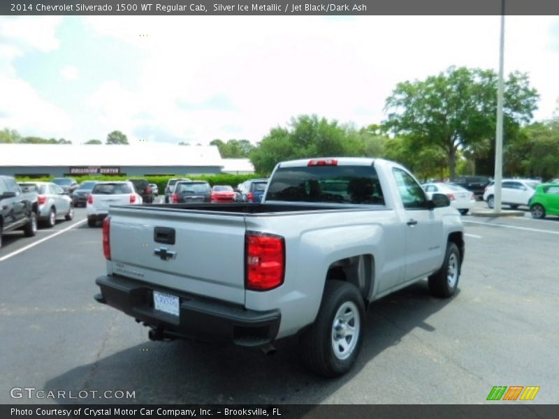 Silver Ice Metallic / Jet Black/Dark Ash 2014 Chevrolet Silverado 1500 WT Regular Cab