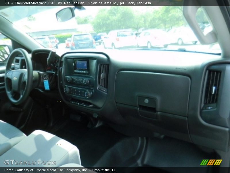 Silver Ice Metallic / Jet Black/Dark Ash 2014 Chevrolet Silverado 1500 WT Regular Cab