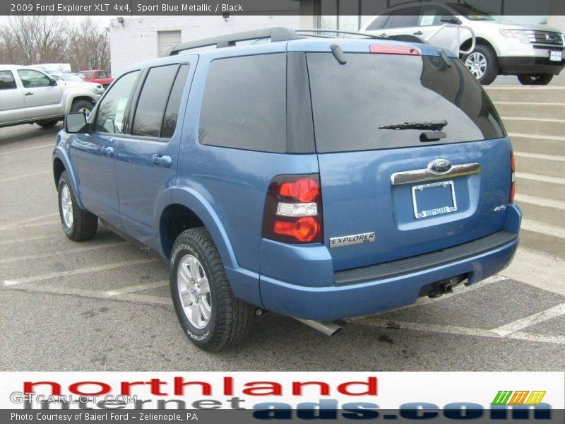 Sport Blue Metallic / Black 2009 Ford Explorer XLT 4x4