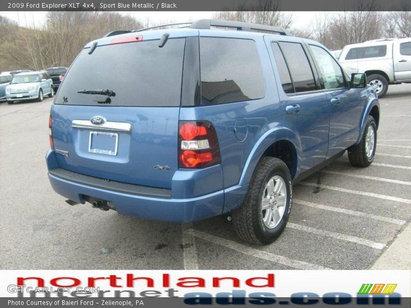 Sport Blue Metallic / Black 2009 Ford Explorer XLT 4x4