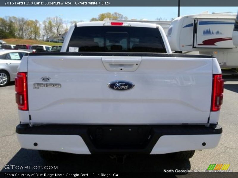 Oxford White / Black 2016 Ford F150 Lariat SuperCrew 4x4