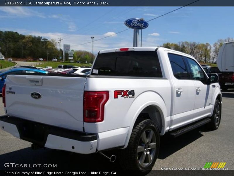 Oxford White / Black 2016 Ford F150 Lariat SuperCrew 4x4