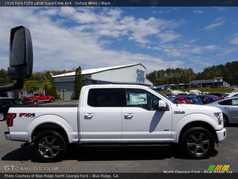 Oxford White / Black 2016 Ford F150 Lariat SuperCrew 4x4