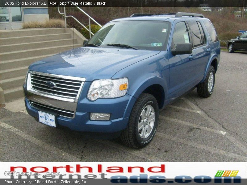 Sport Blue Metallic / Black 2009 Ford Explorer XLT 4x4