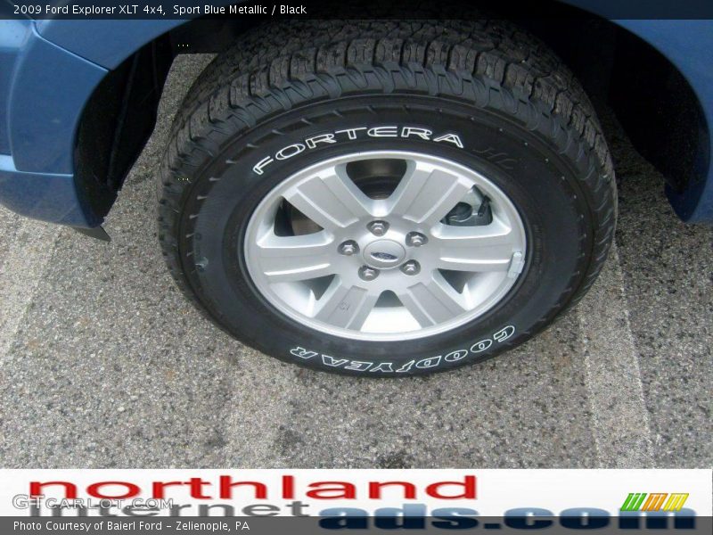 Sport Blue Metallic / Black 2009 Ford Explorer XLT 4x4