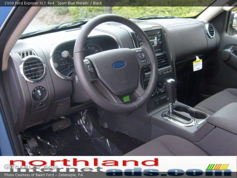 Sport Blue Metallic / Black 2009 Ford Explorer XLT 4x4