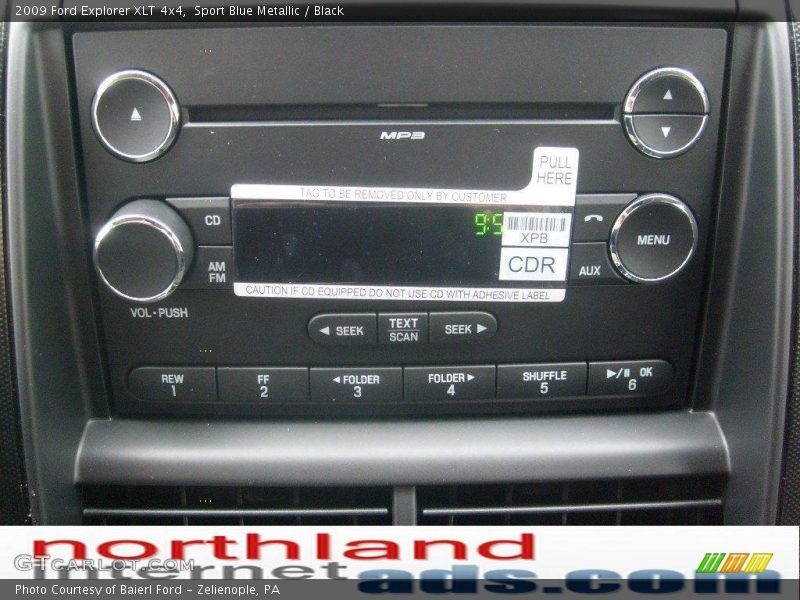 Sport Blue Metallic / Black 2009 Ford Explorer XLT 4x4